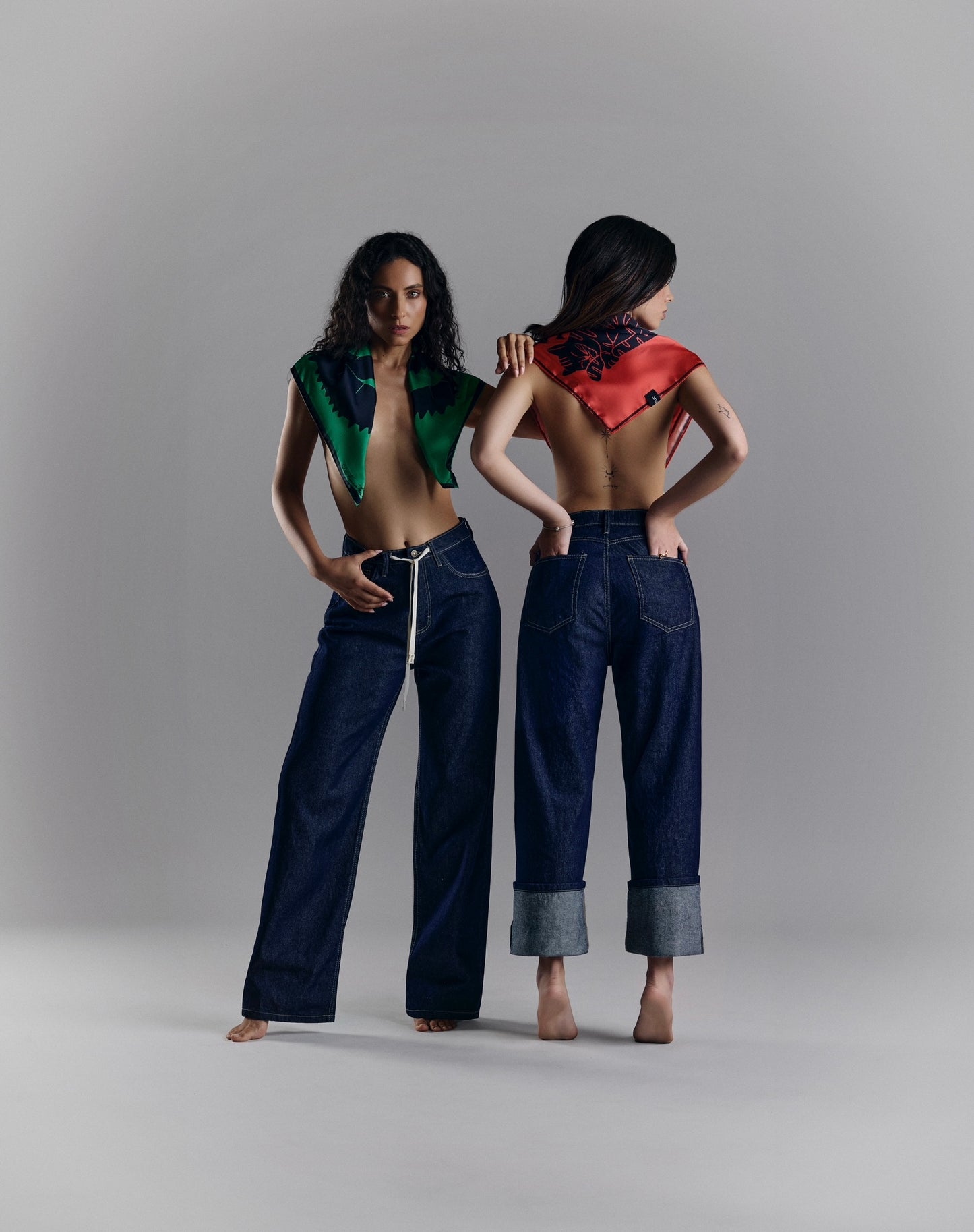 straight-leg pants adjustable